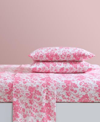 Printed Microfiber 3 Piece Sheet Set, Twin XL