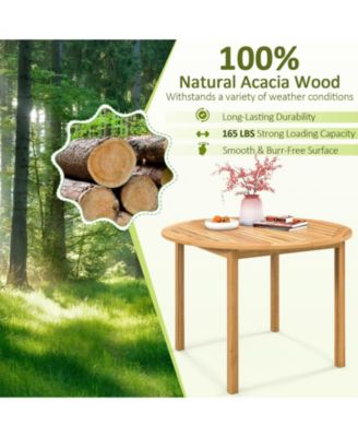 44" Round Outdoor Patio Dining Table