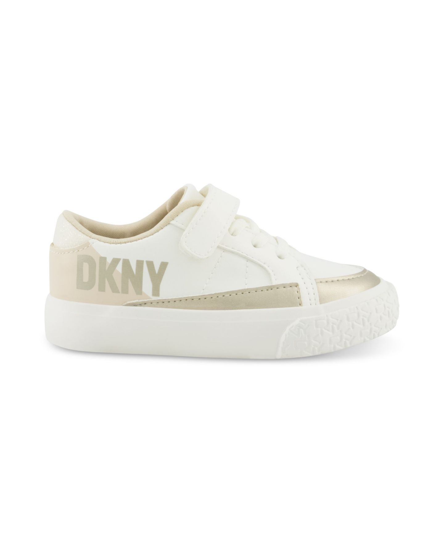 Детские кроссовки DKNY Hannah Marley с логотипом для девочек, цвет: Белый — фото 4