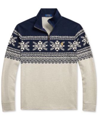 Polo Ralph Lauren Men's Snowflake Estate-Rib Pullover - Macy's