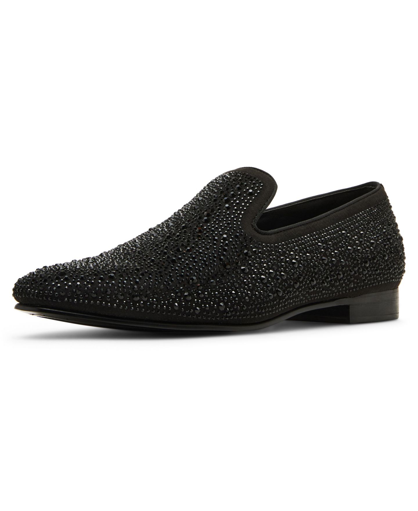 Мужские тапочки Steve Madden Cashh Smoking Slipper, цвет: Чёрный — фото 2