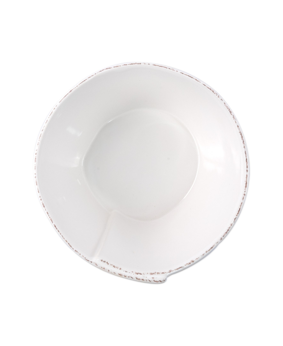 Vietri Lastra Holiday Medium Stacking Serving Bowl In Green