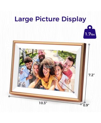 10.1" WiFi Frameo Digital Picture Frame - 32GB Built in Storage