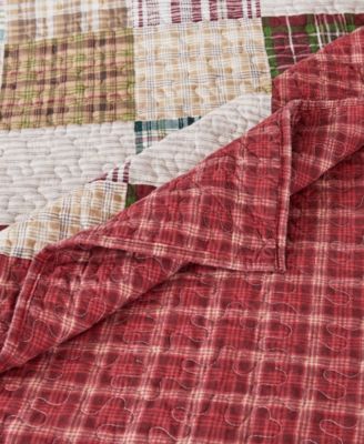 Oxford Traditional Plaid 3-Pc. Bedspread Set, Queen