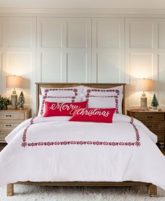 Holly Thistle Embroidered Comforter Sets