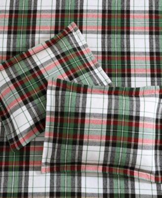 Spencer Plaid Flannel 3-Pc. Comforter Set, King/California King