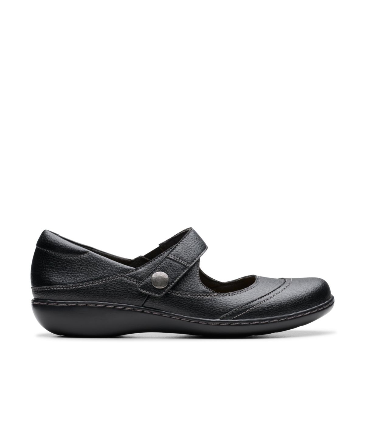 Clarks Women's Collection Ashland Elayne Closed Toe Shoes In Black Tumbled