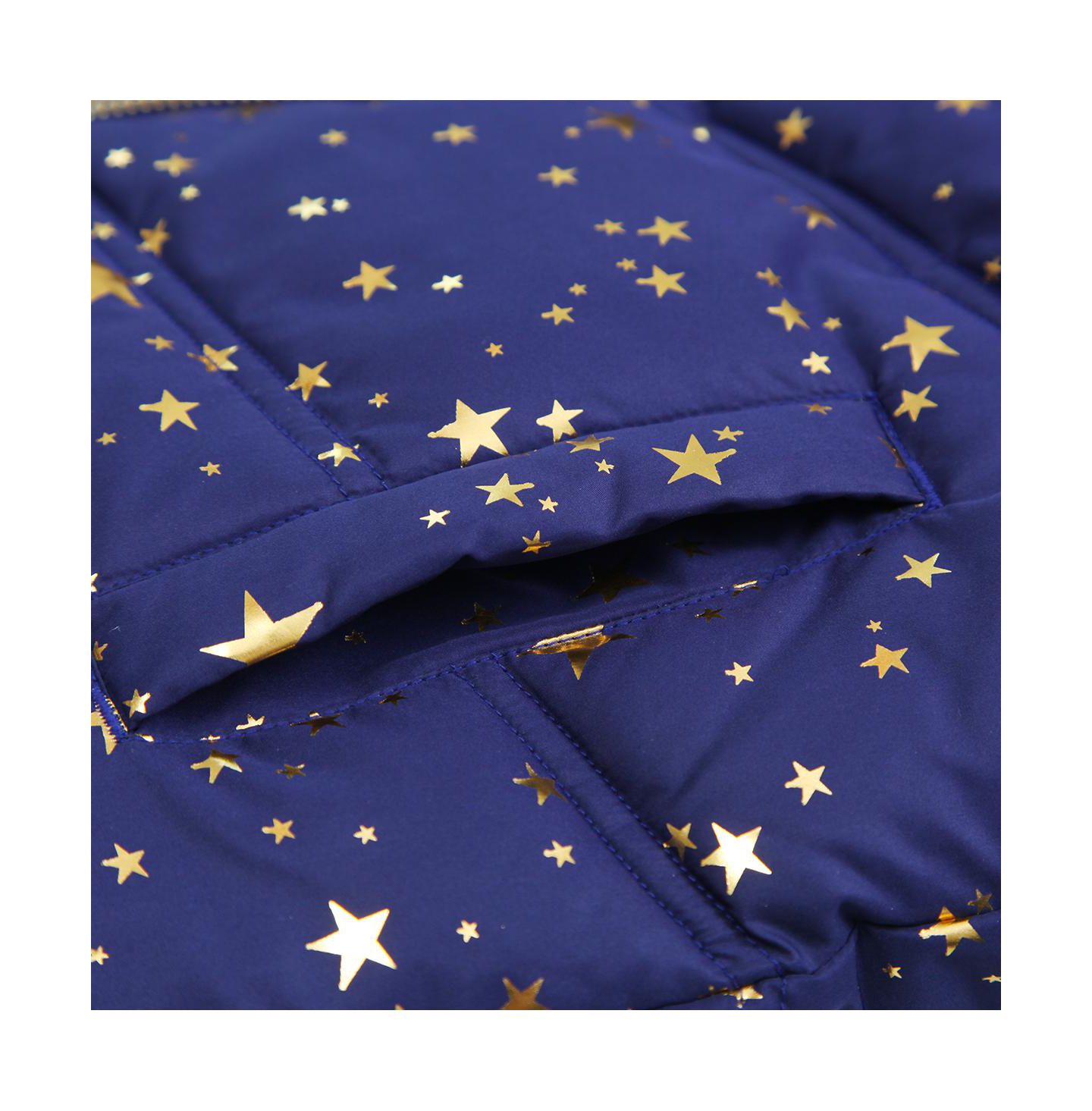 Куртка Rokka&Rolla Heavyweight Puffer Jacket Bubble Coat для девочек, цвет: Золотой — фото 5