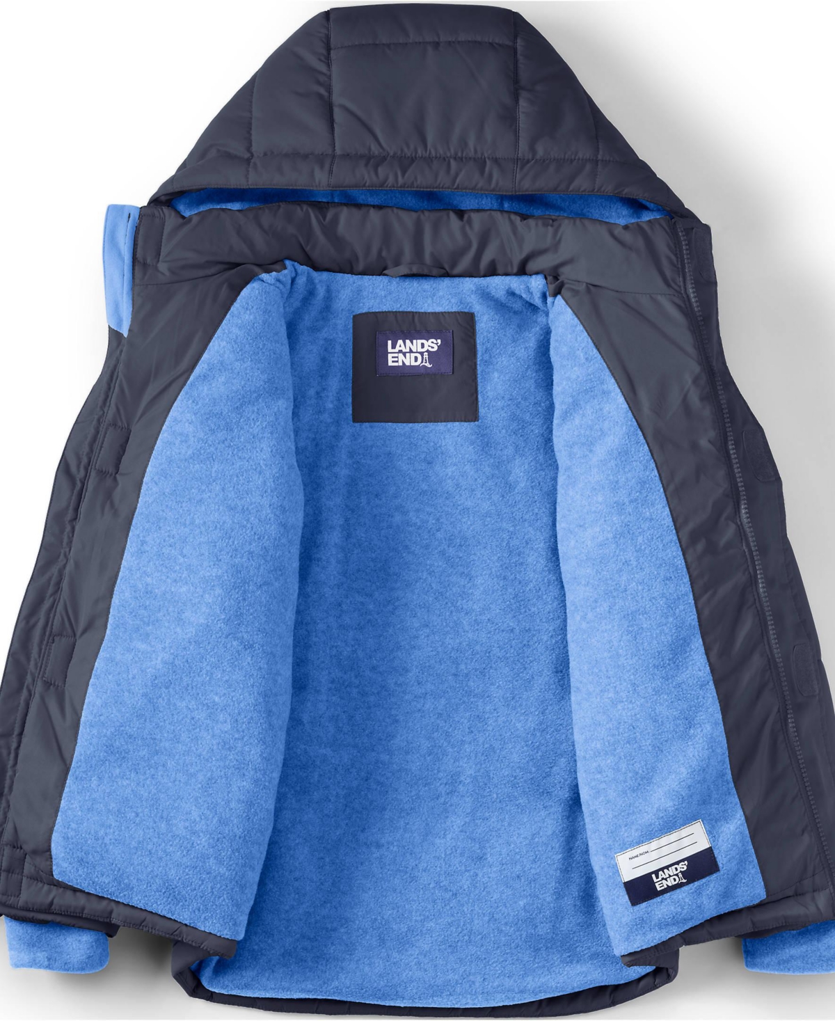 Lands' End Girls Winter Fleece Lined Parka