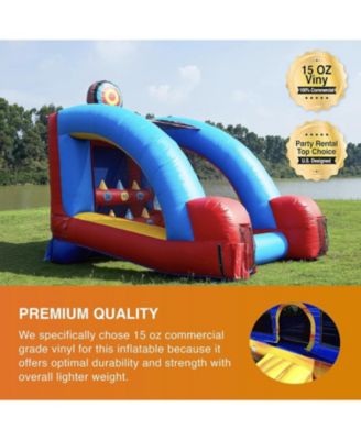 Knock IT Off Archery Target Game Inflatable with Air Blower (Accessories Not Included) , Kids and Adults, Commercial Grade, Rental Game, Knock Down Targets, Toss Throwing Game, Outdoor Indoor, 15oz PVC Vinyl, 90 LBS