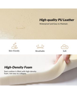 Modern Arm Chair with Sturdy Metal Tube Side