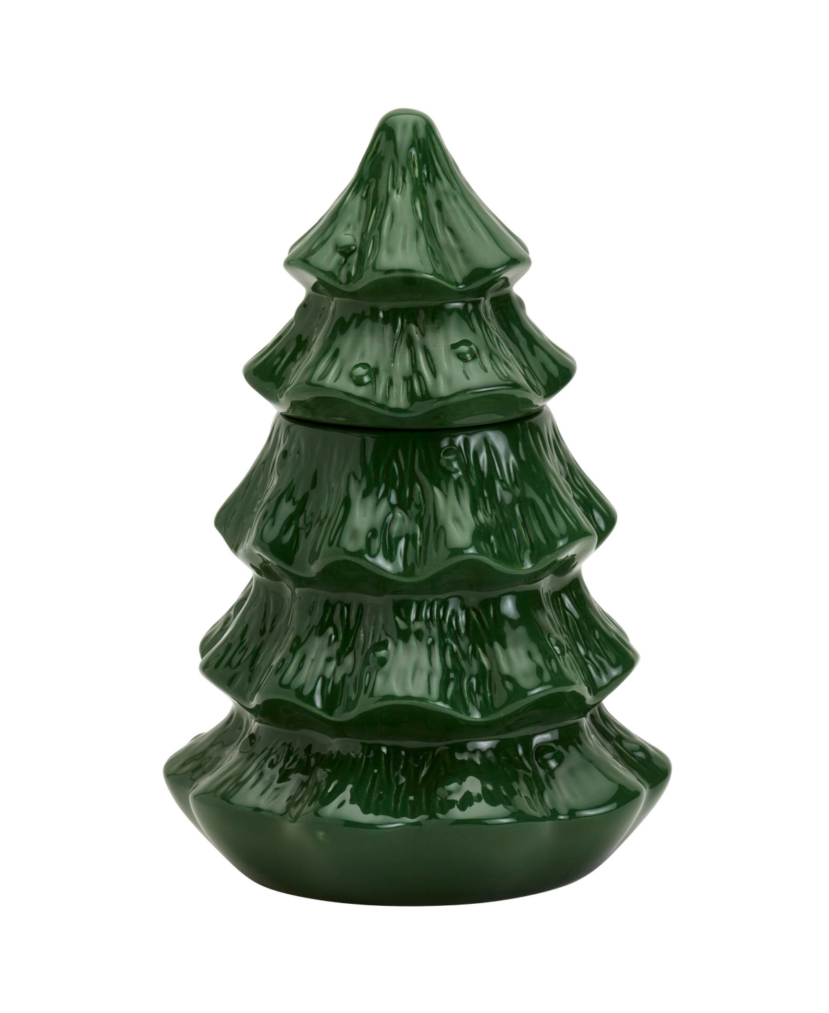 Tabletops Gallery Christmas TreeCookie Jar - Green