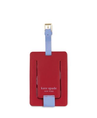 New York Just Mine Initial Luggage Tag, A