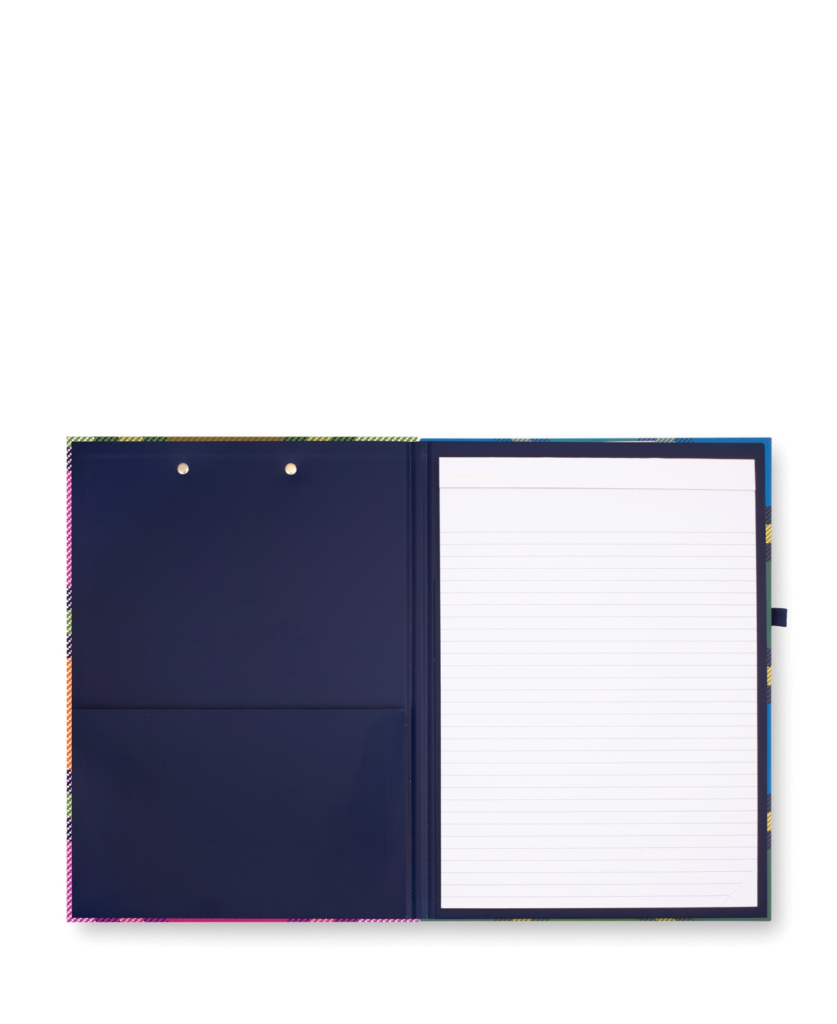 Kate Spade New York Clipboard Folio In Grand Plaid Duo