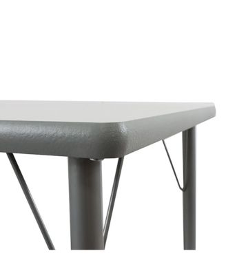 Whiteboard Activity Table Gray Edge