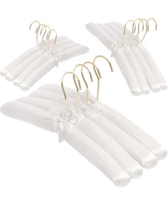 Padded Clothing Fabric Hangers for Women Clothing Set of 12