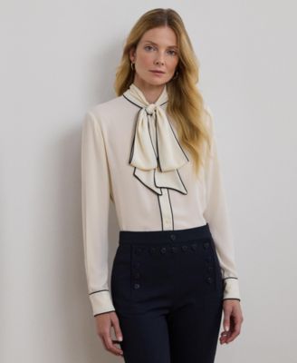 Macys ralph lauren blouses hotsell