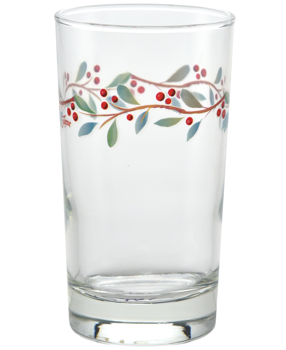 Fiesta Nutcracker Holly Juice Glass, Set Of 4 In Multi