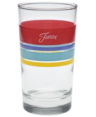 Vibrant Edgeline Juice Glasses, Set of 4