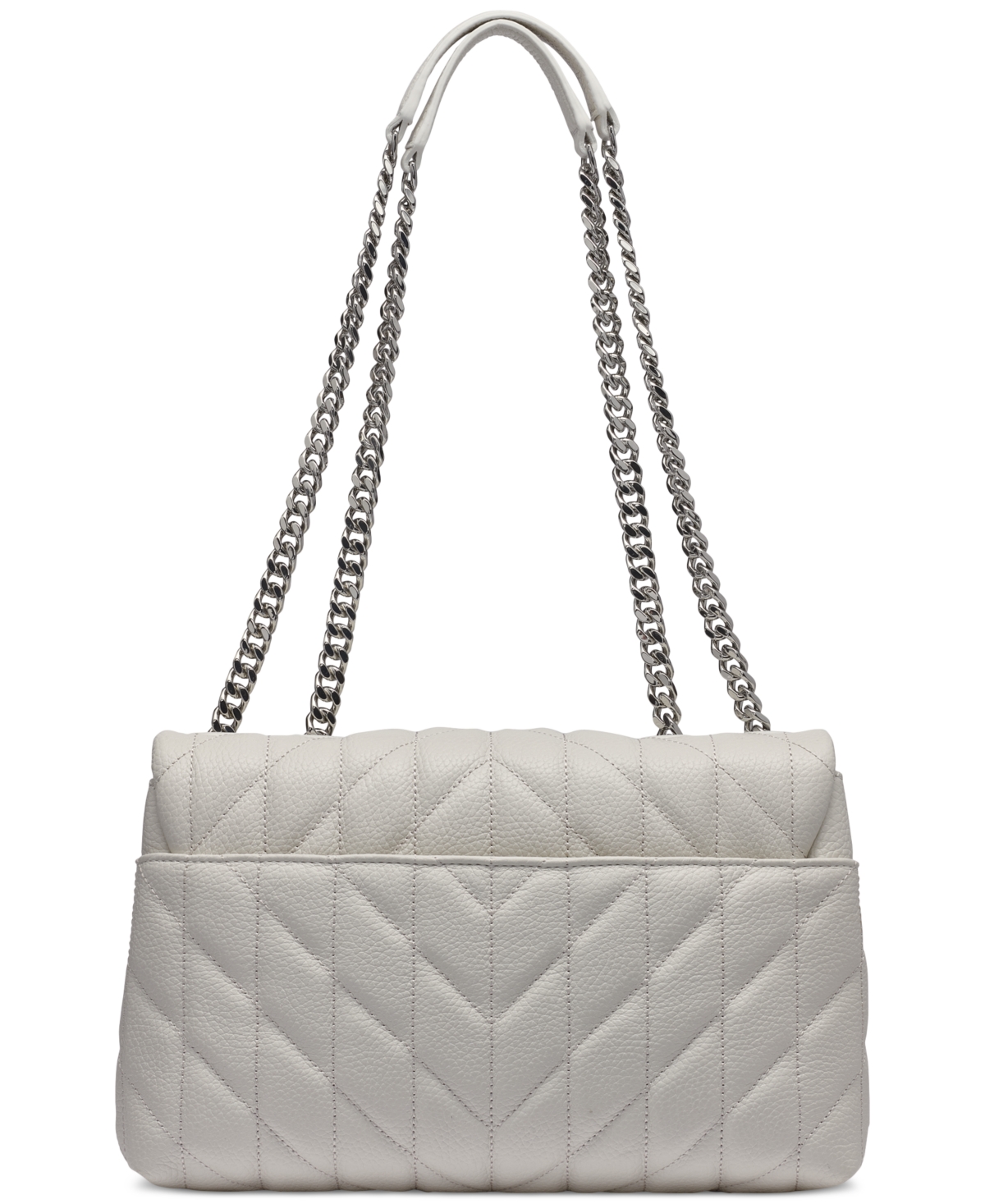 Karl Lagerfeld Paris Lafayette Medium Quilted Leather Shoulder Bag