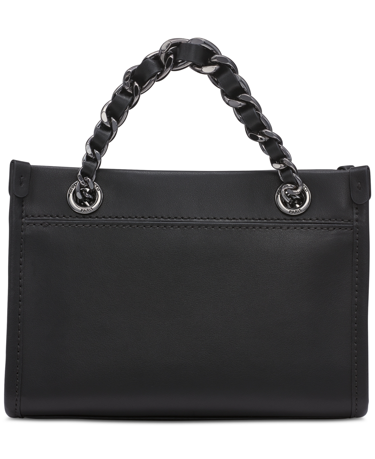 Karl Lagerfeld Savoie Small Leather Crossbody In Black