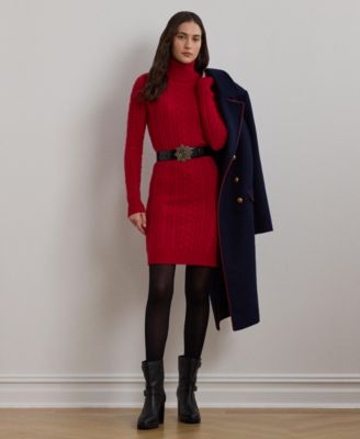 セール☆定番人気【Ralph Lauren】Wool-Cashmere セータードレス ポロラルフローレン】ニット セータードレス ウール&カシミア