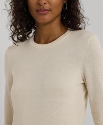 Petite Cotton-Blend Sweater