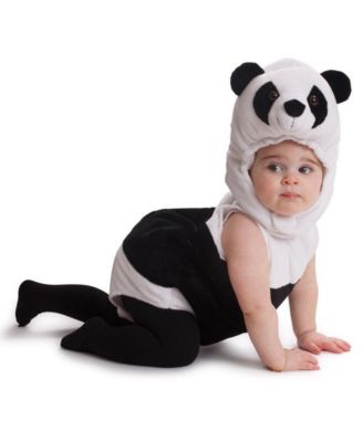 Panda Onesie and Hood Costume Set - Infants Boys & Girls