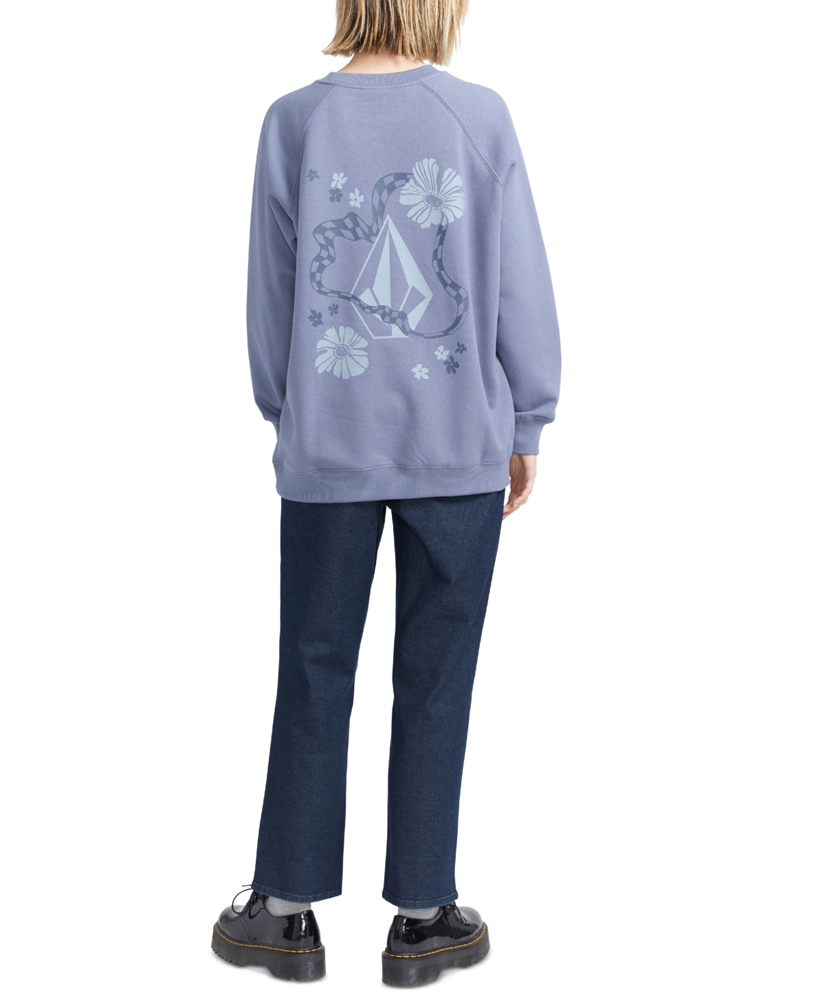 VOLCOM JUNIORS' STONE MAGIC CREWNECK SWEATSHIRT 