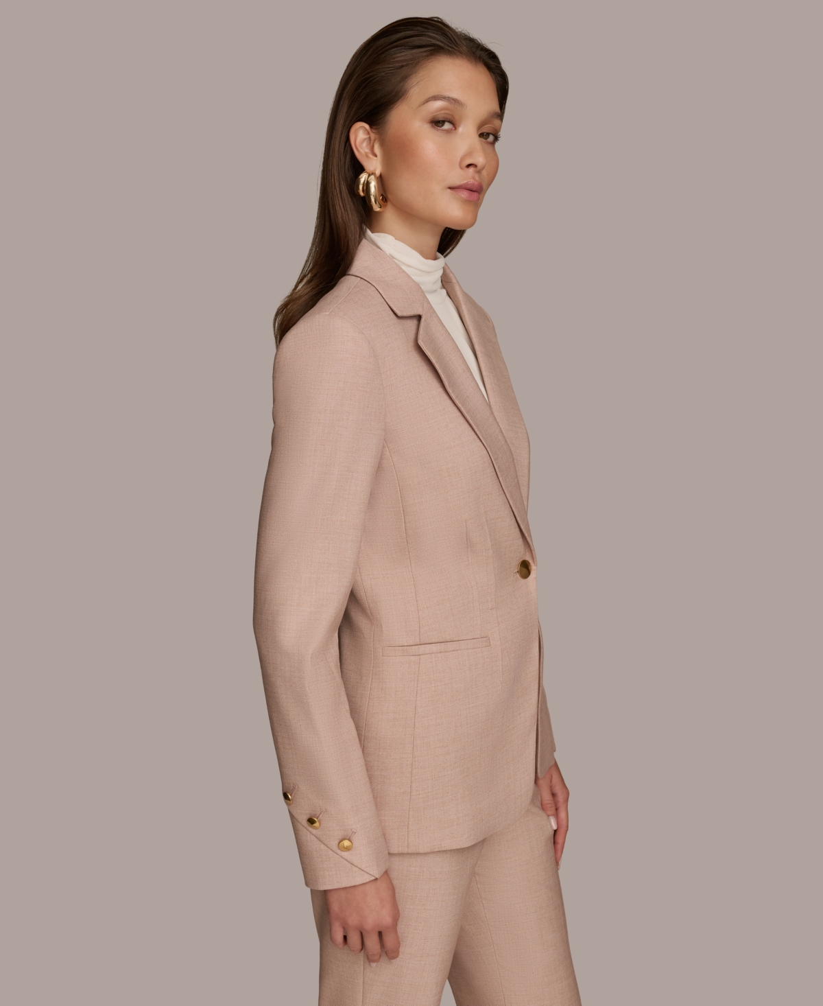 Donna Karan New York Women's Single-Button Jacket
