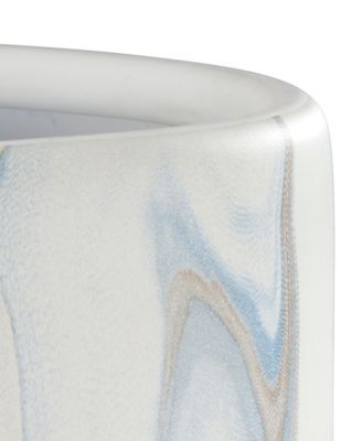 Waves Ceramic Wastebasket