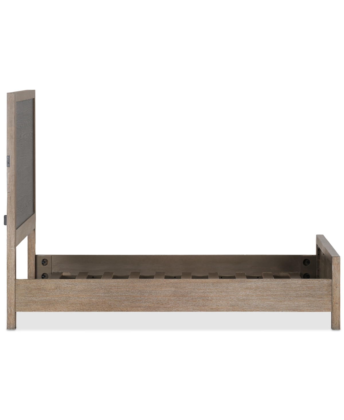 Macy's Portmore Queen Panel Bed, Created For  In Brown
