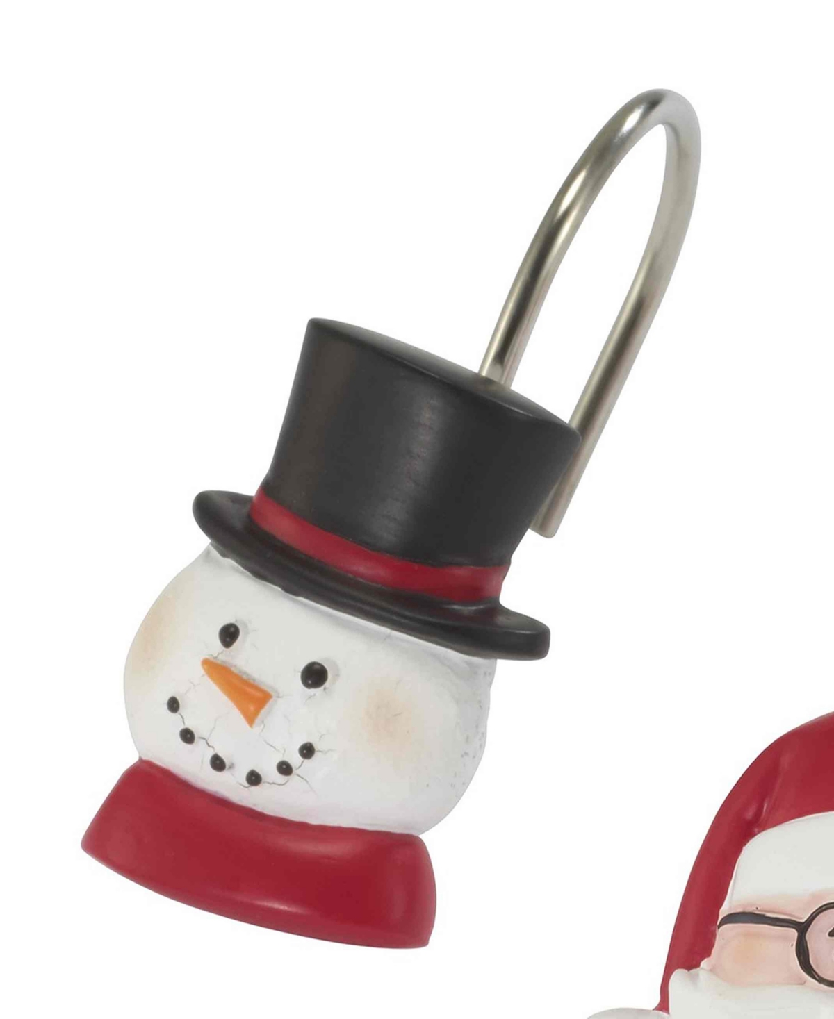 Avanti Ho Ho Ho Resin Shower Hooks In Red