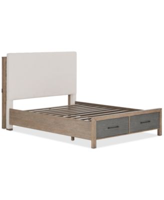 Portmore California King Upholstered Storage Bed (with soft close drawers), Created for Macy's