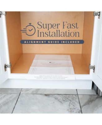 Pull Out Cabinet Organizer with Chrome Finish 14 x 21 In