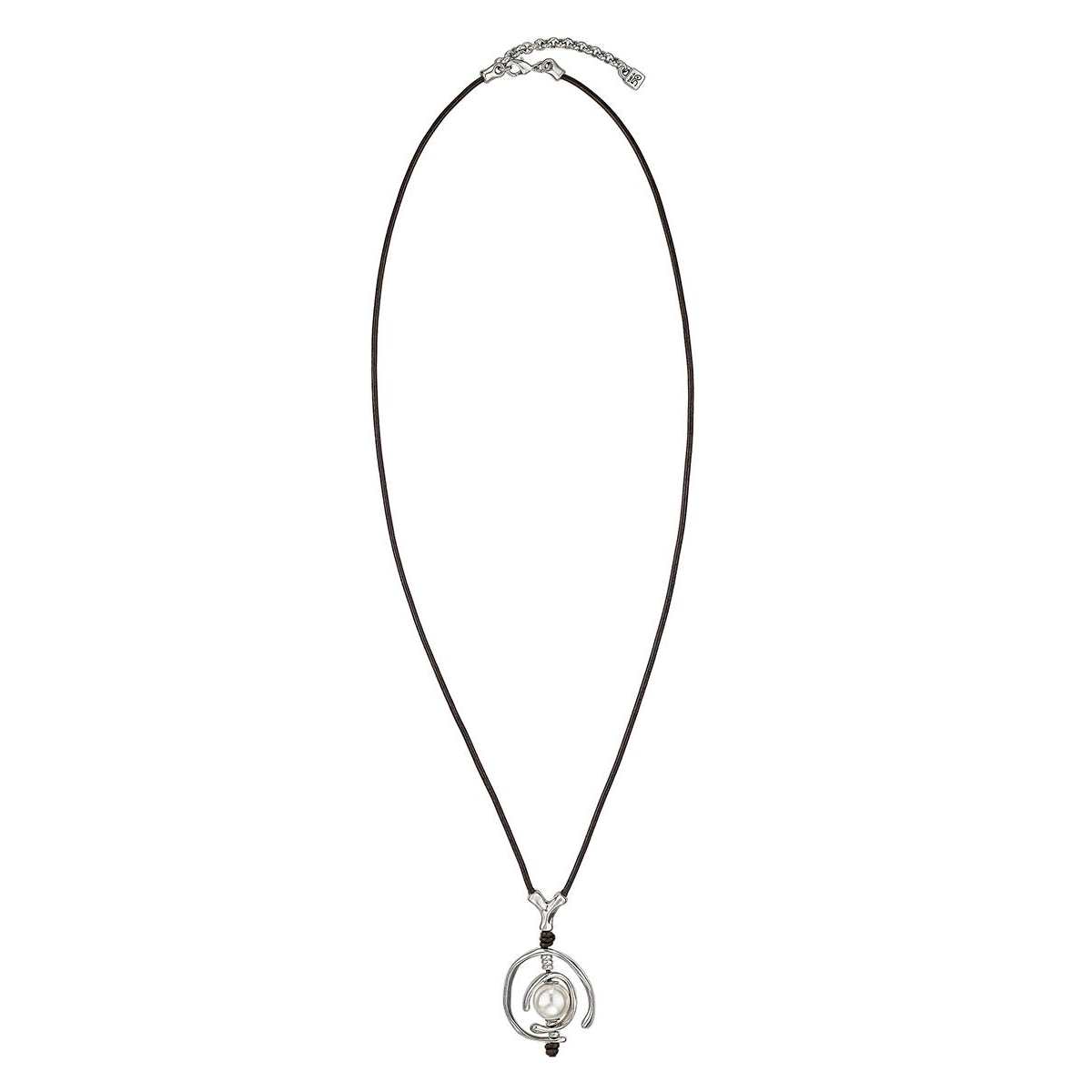 UNOde50 Sterling Silver-Plated Mother of Pearl Necklace - Silver