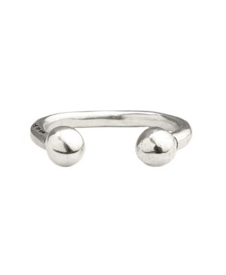 UNOde50 Sterling Silver and 18k Gold Zen Metal Bracelet - Silver