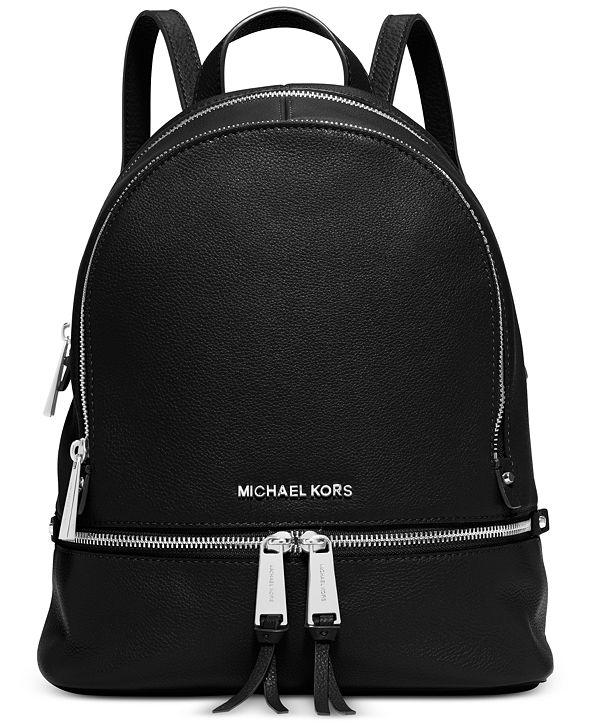 Michael Kors Rhea Zip Small Pebble Leather Backpack & Reviews