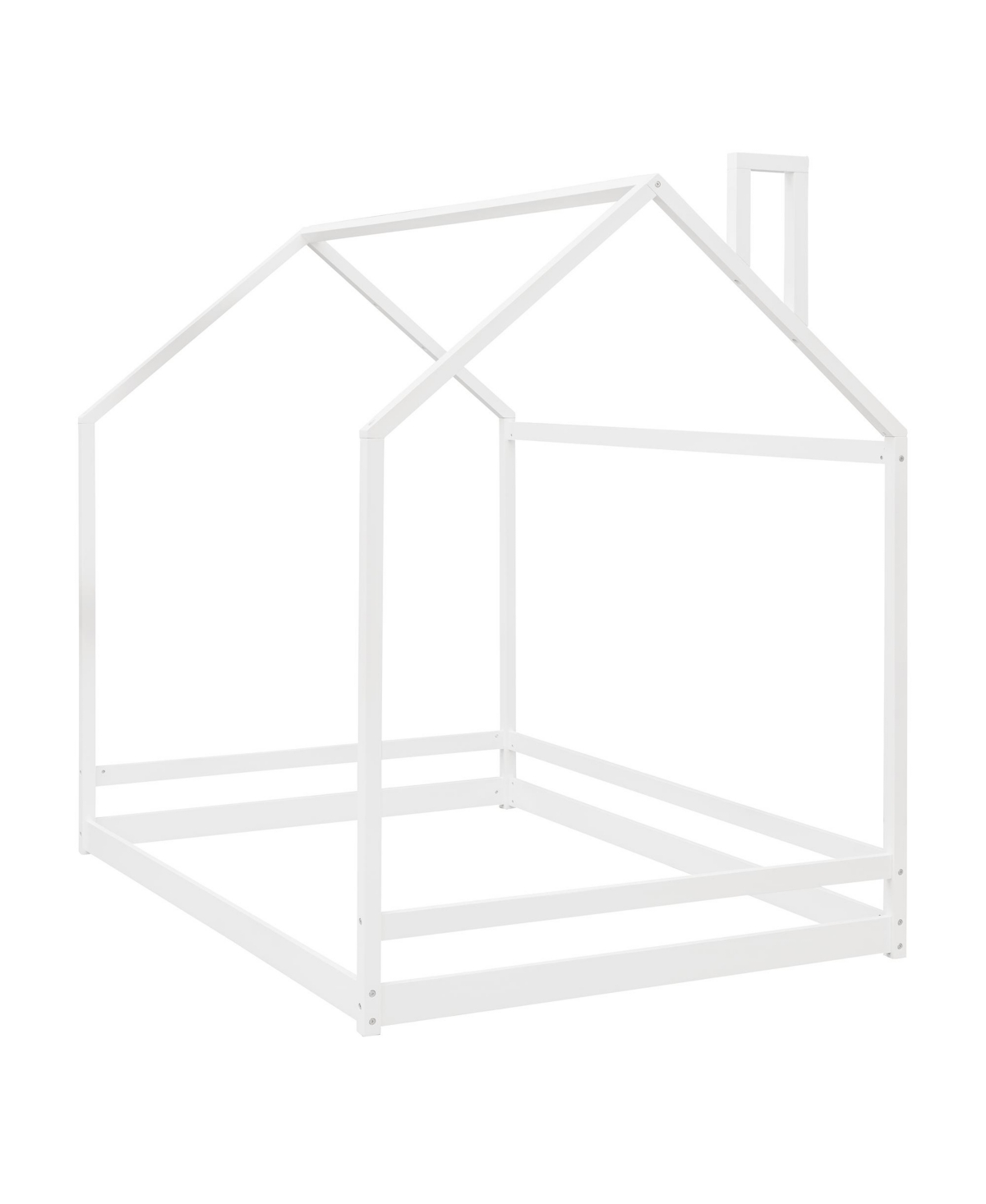 Slickblue Full Size Wood House Bed Frame, Stylish and Cozy Design for Kids' Bedroom