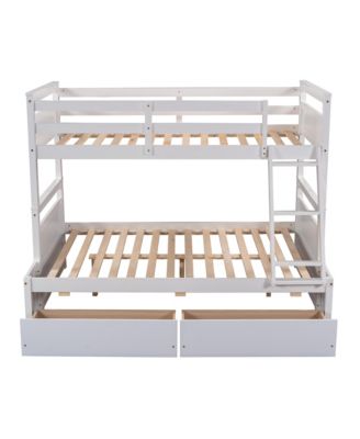 Streamdale Twin Over Full Bunk Bed With Storage