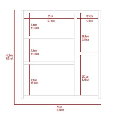 Myrick 2-Shelf Medicine Cabinet With Mirror