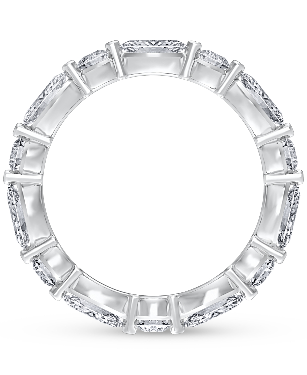 Macy's Diamond Eternity Ring (2 Ct. T.w.) In Platinum, 14k White Gold, 14k Gold, Or 14k Rose Gold In White Gold