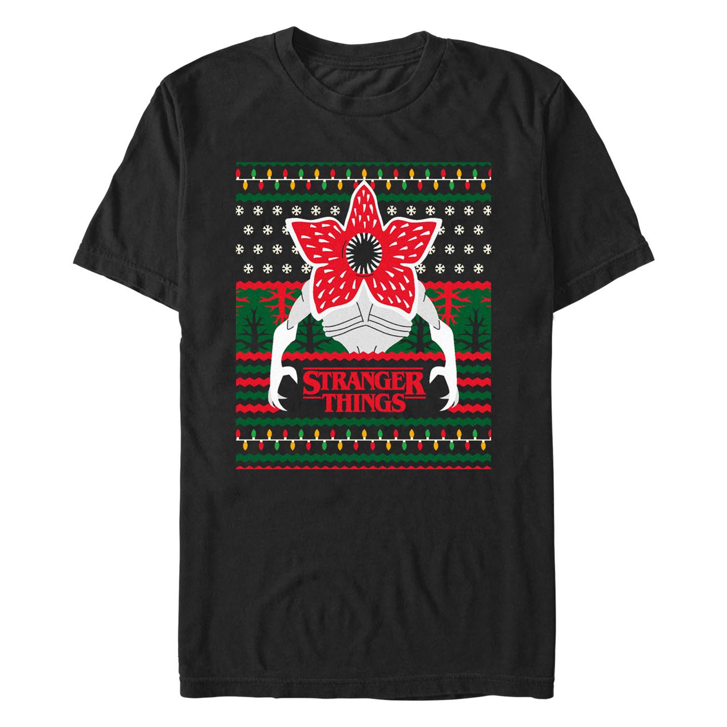 Мужская футболка Fifth Sun Demogorgon Ugly Christmas Short Sleeve — фото 1