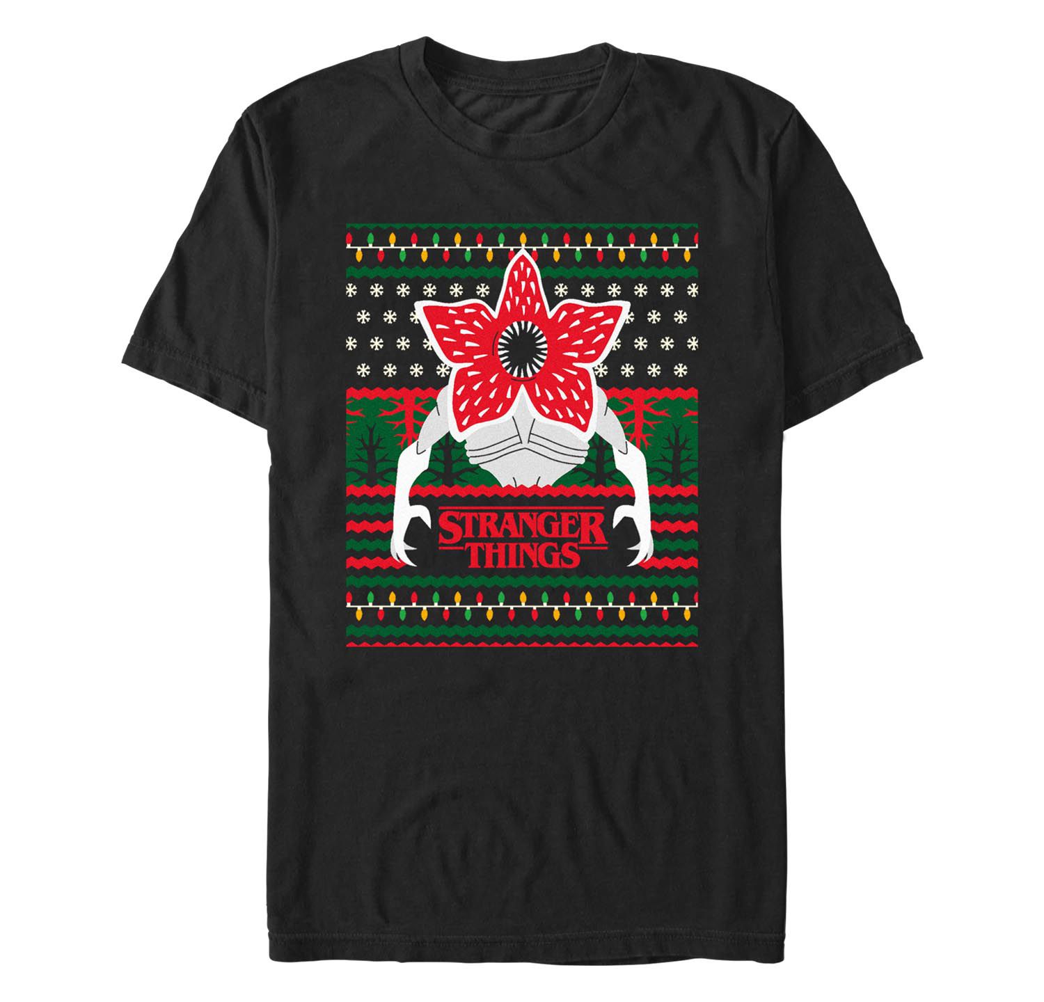 Men's Demogorgon Ugly Christmas Short Sleeve T-Shirt