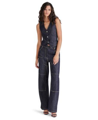 Women's Ashyla Cotton High Rise Barrel Leg Jeans