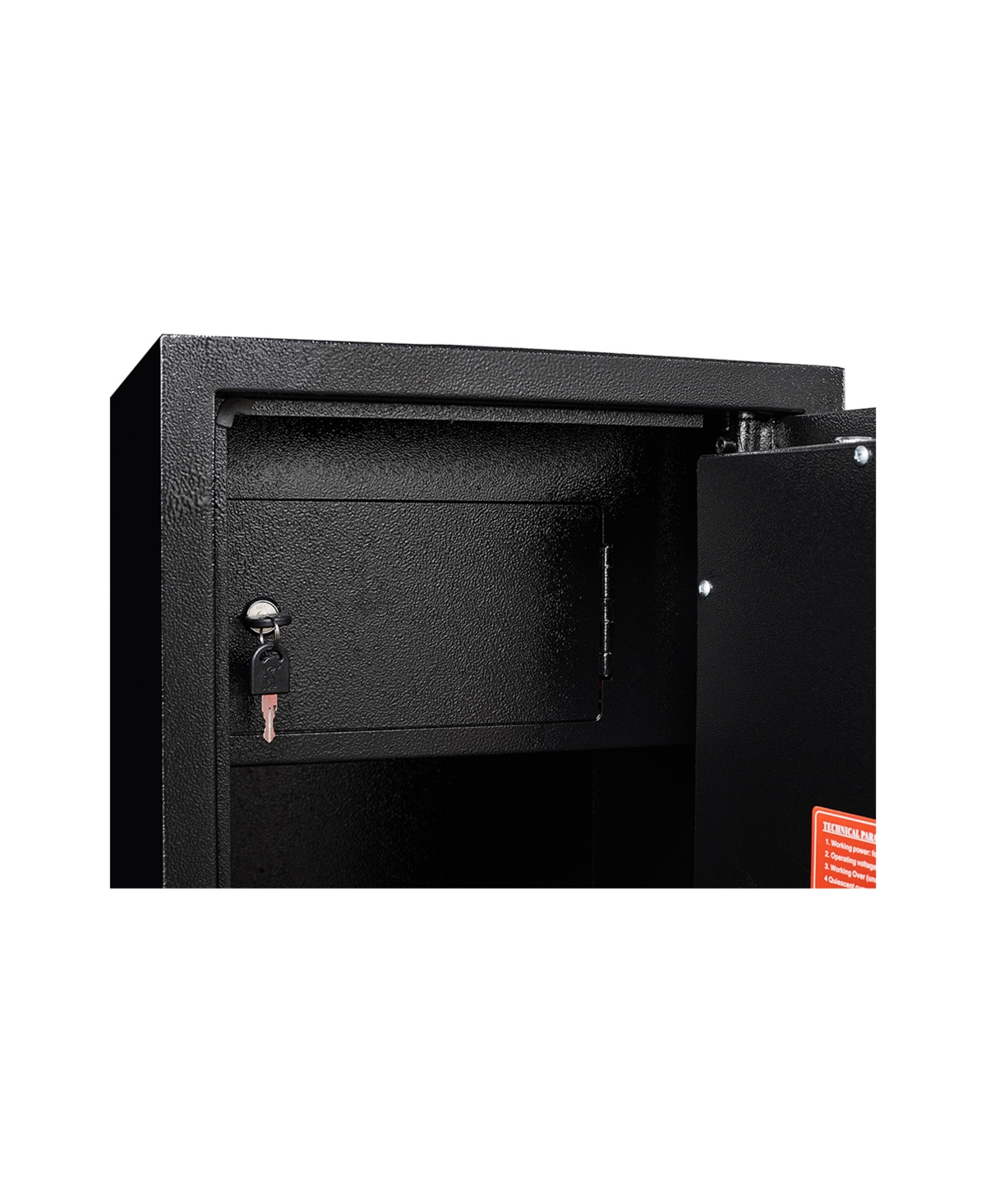 Streamdale Furniture 3-5 Gun Safes For Home Rifles And Pistols With Inner Cabinet And Adjustable Shelf