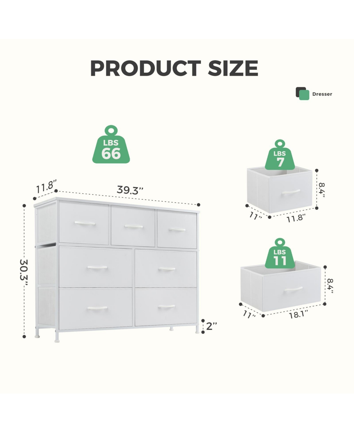 Streamdale Furniture 7 storage Spaces, assembled wardrobe lockers, bedroom furniture lockers,- White