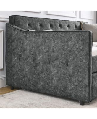 Tufted Twin Daybed with Pullout Trundle