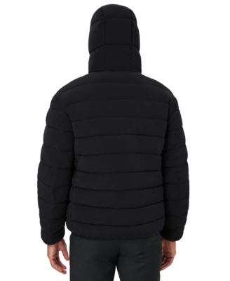 Men's Rail Quilted Hood Puffer Jacket