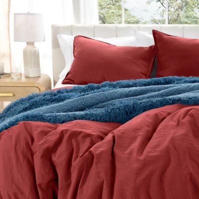 Ultra-Soft Sand washed Queen Duvet Cover & Sham Set